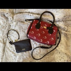 Coach Mini Bennett Satchel in Bramble Rose